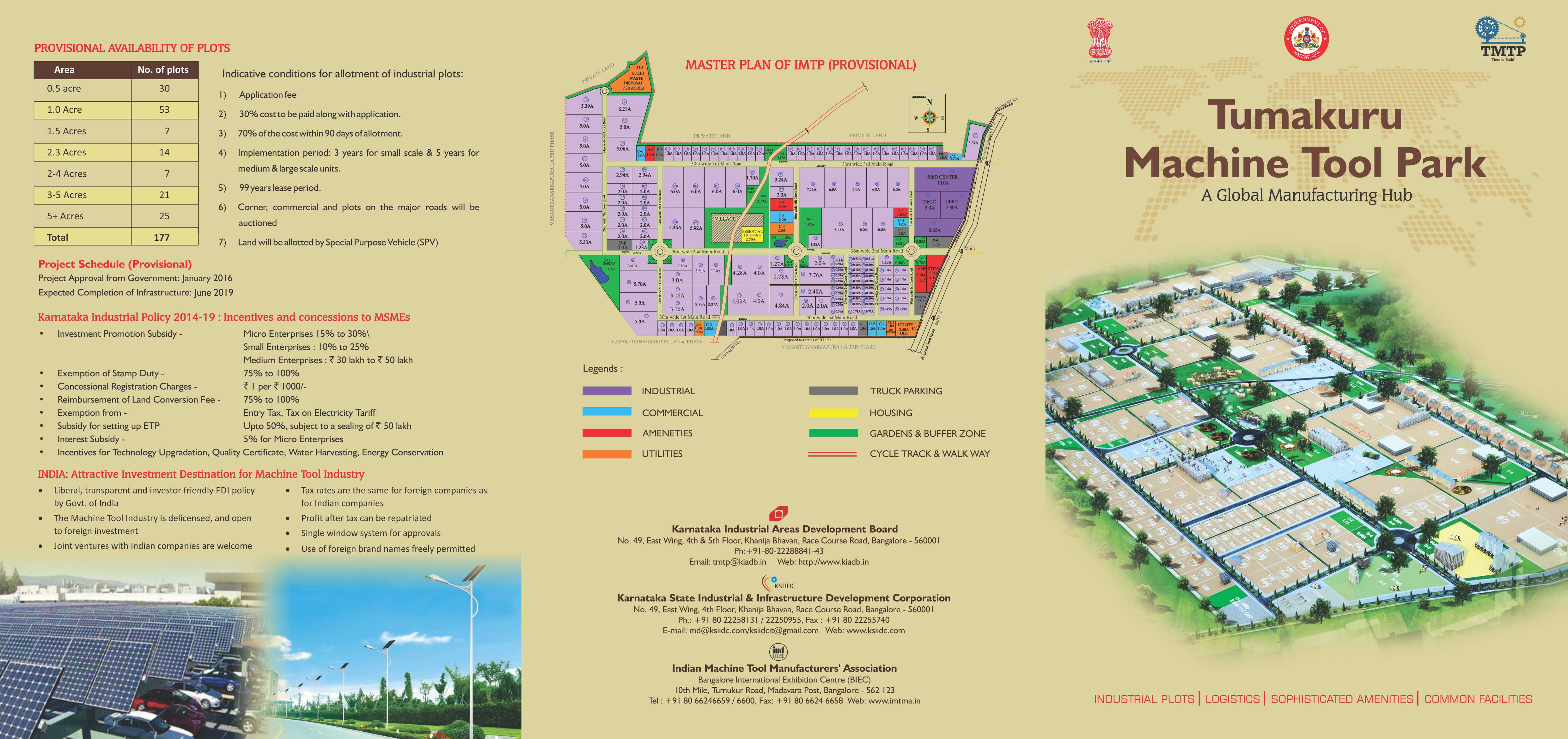 Integrated Machine Tool Park (IMTP), in Tumakuru, Karnataka