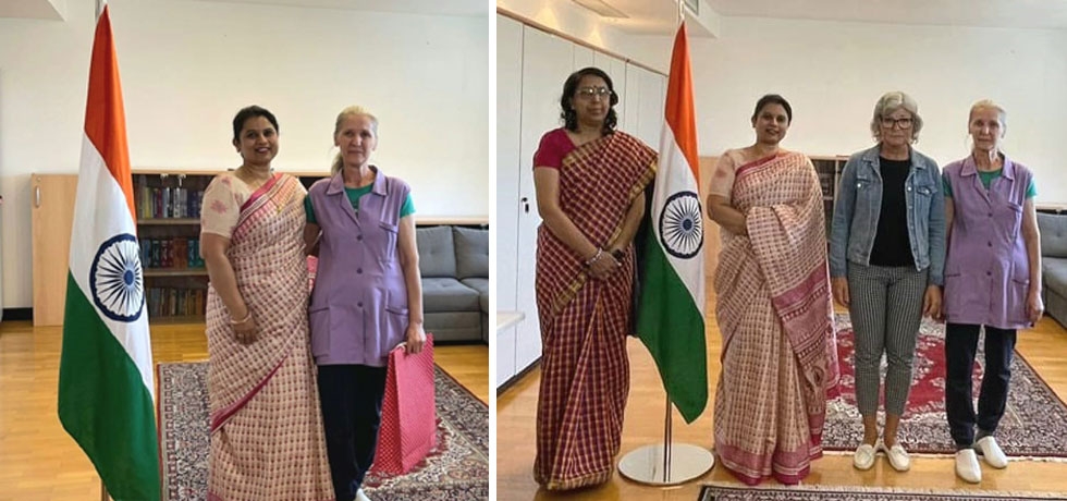 Big thanks to Ms. Amina and Ms. Radda, our #SafaiMitras for their sincere service for keeping our Chancery clean and pleasant. #SwachhtaHiSewa.