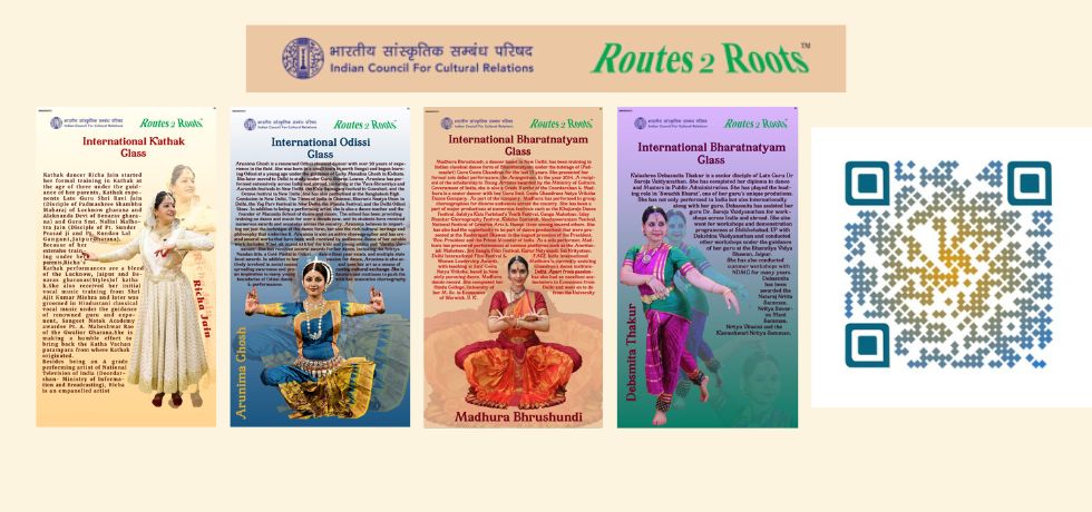Online weekly classes of Performing Arts (Kathak, Bharatnatyam and Odissi)