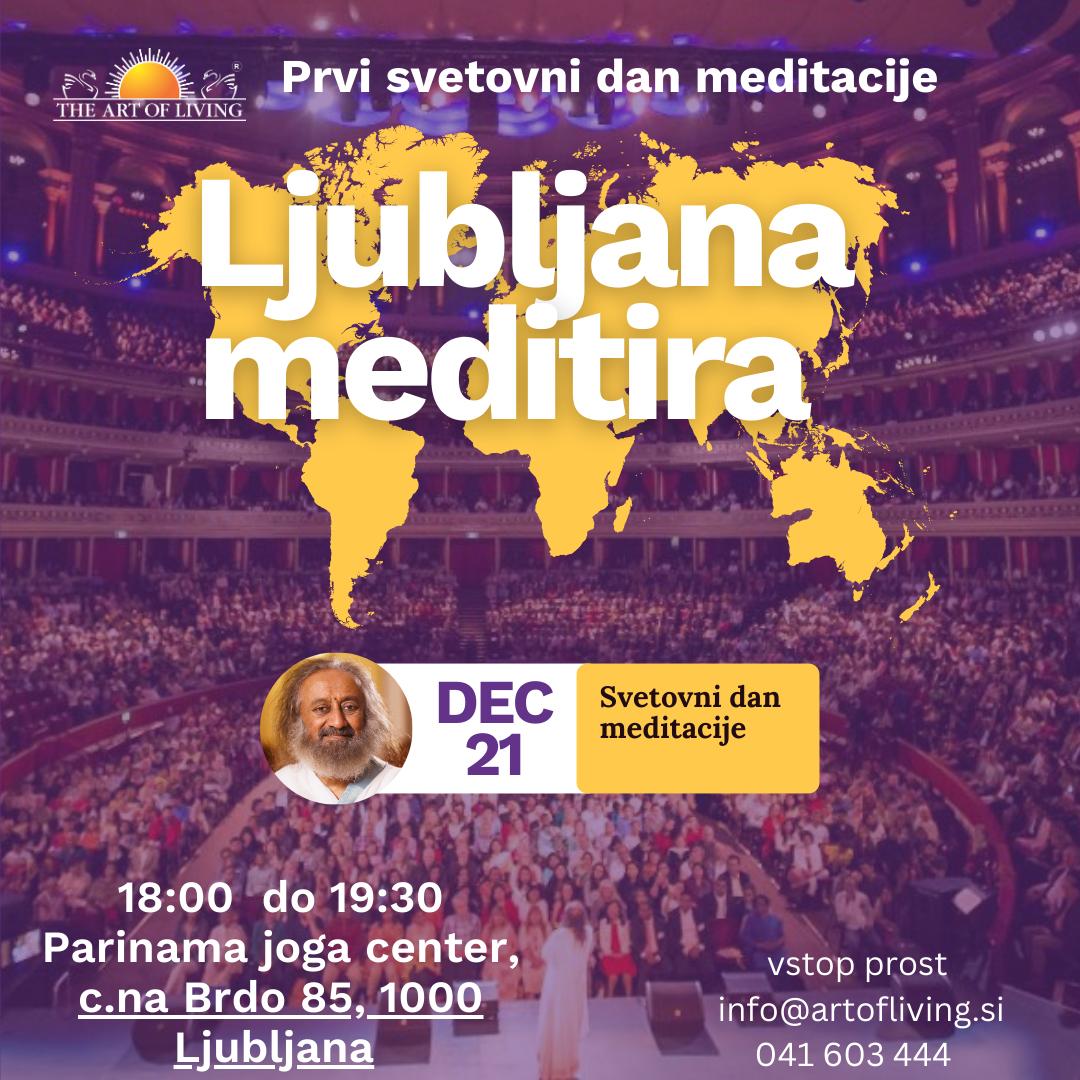 Ljubljana meditira 