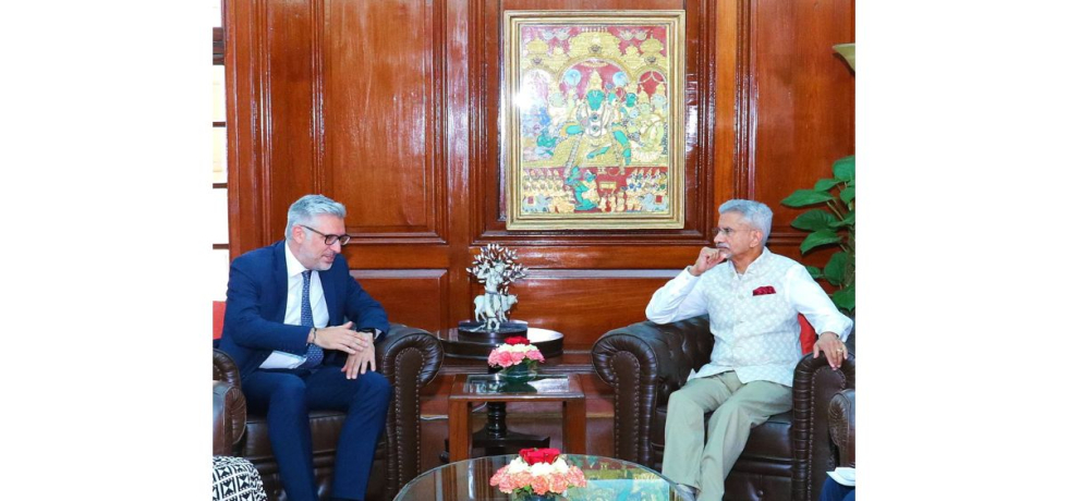 Honorable Foreign Minister of India Dr S. Jaishankar hosted Slovenian State Secretary for Foreign Affairs Marko Štucin in Delhi
