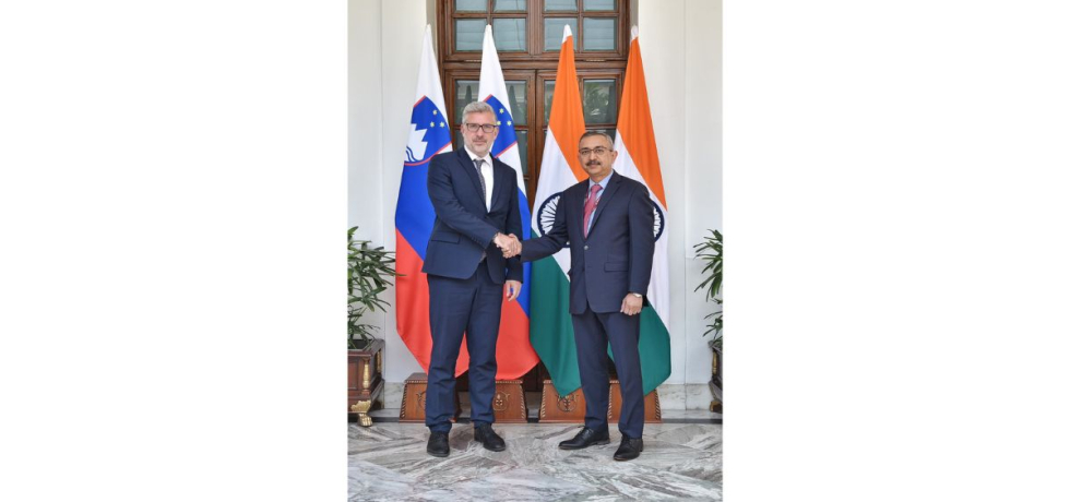 Honorable Secretary for West Tanmaya Lal hosted Slovenian State Secretary for Foreign Affairs Mr. Marko Štucin in Delhi