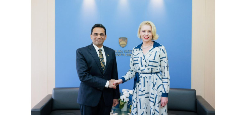 Ambassador Amit Narang had the honor of calling-on H.E. Urška Klakočar Zupančič, President of the National Assembly of Slovenia