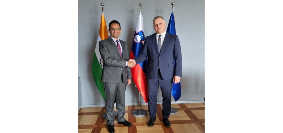 Ambassador Amit Narang had the pleasure of calling-on H.E Bojan Kumer, Minister of Environment, Climate and Energy of Slovenia