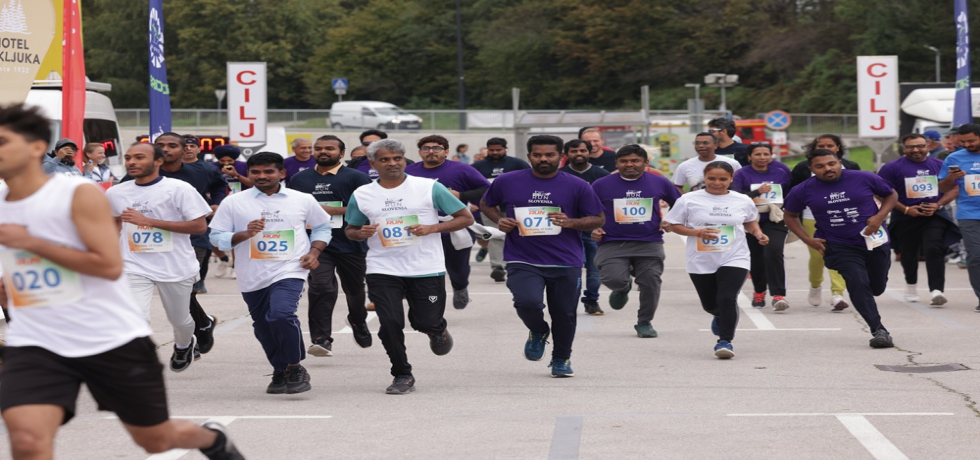  Viksit Bharat Run 2025 organised by Embassy on 28 September 2025