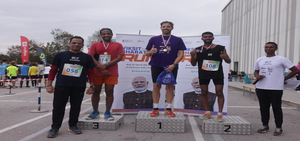  Viksit Bharat Run 2025 organised by Embassy on 28 September 2025