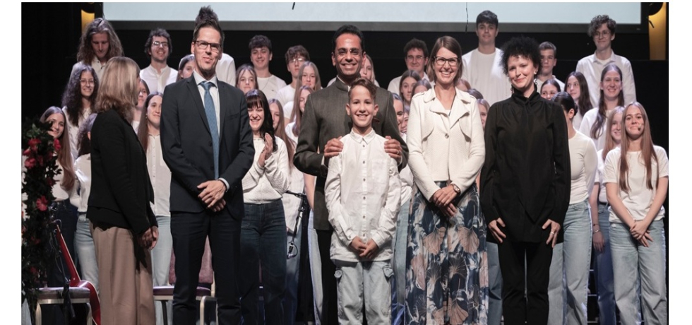 The Embassy marked the International Day of Non-Violence on 2nd October 2025 with an exhibition on the human cost of terrorism and performances by Slovenian school children  
