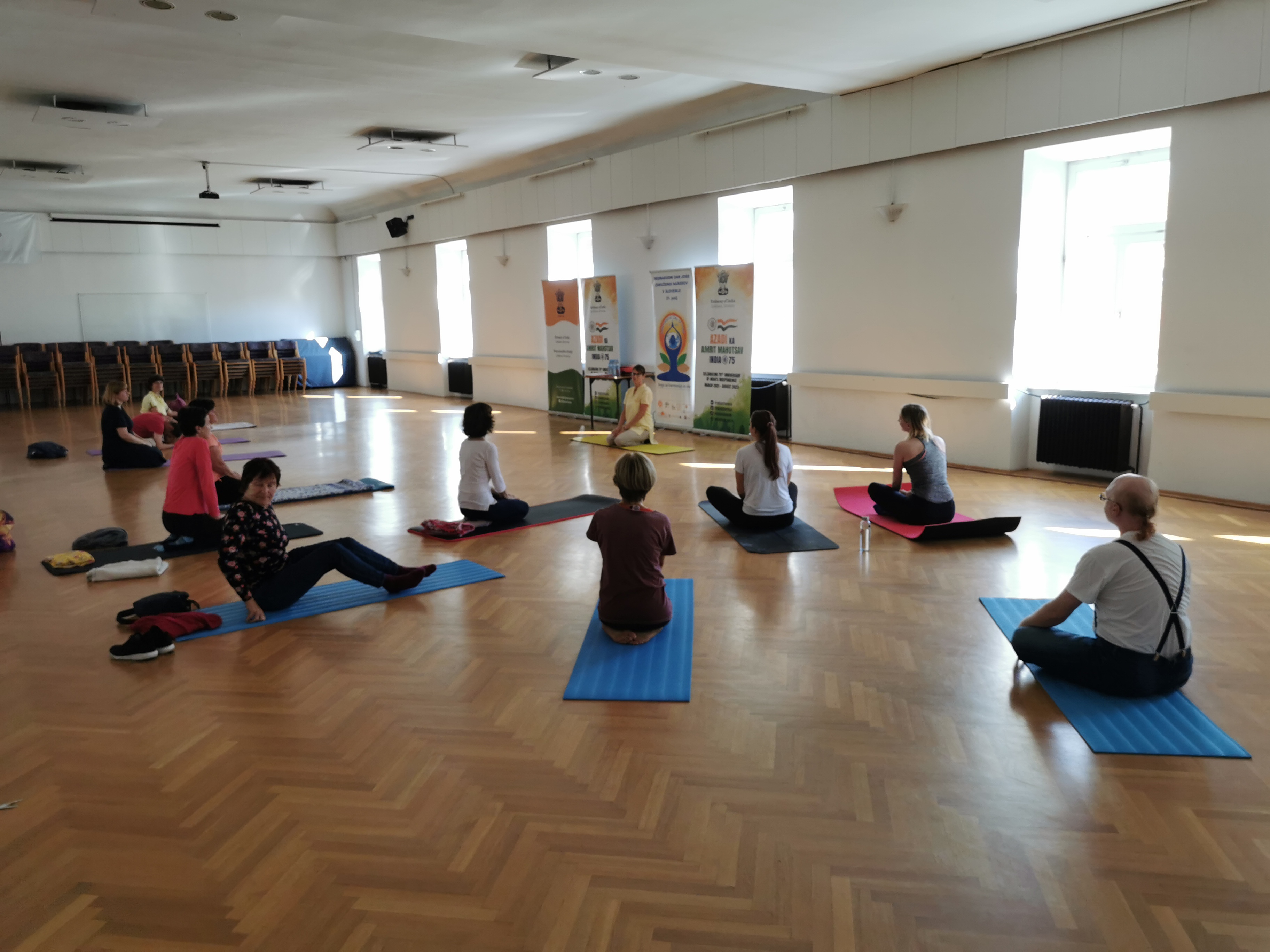 Ptuj Curtain Raiser event of the Surya Festival of Yoga and Wellness in Slovenia (2nd Edition) on 10 June 2022