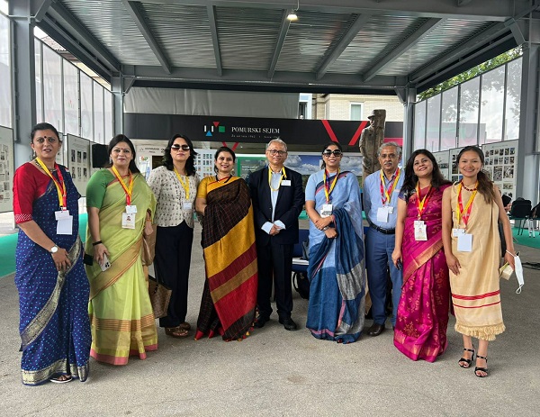 Indian delegation led by Secretary of the Ministry of Micro, Small & Medium Enterprises (MSME) Mr. B. B. Swain at the 60th AGRA fair in Slovenia